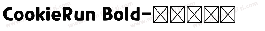 CookieRun Bold字体转换